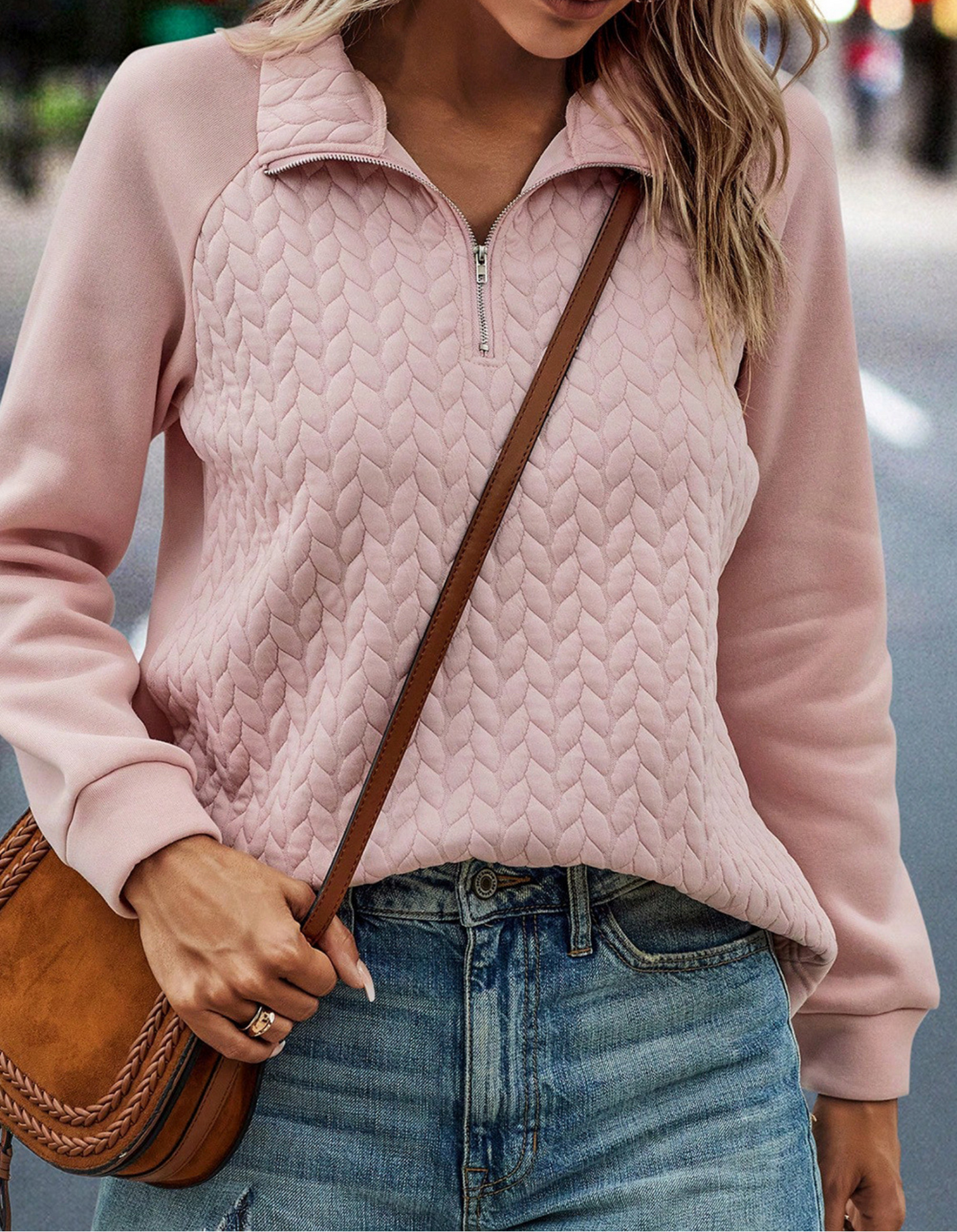 On the Move Chevron Pullover