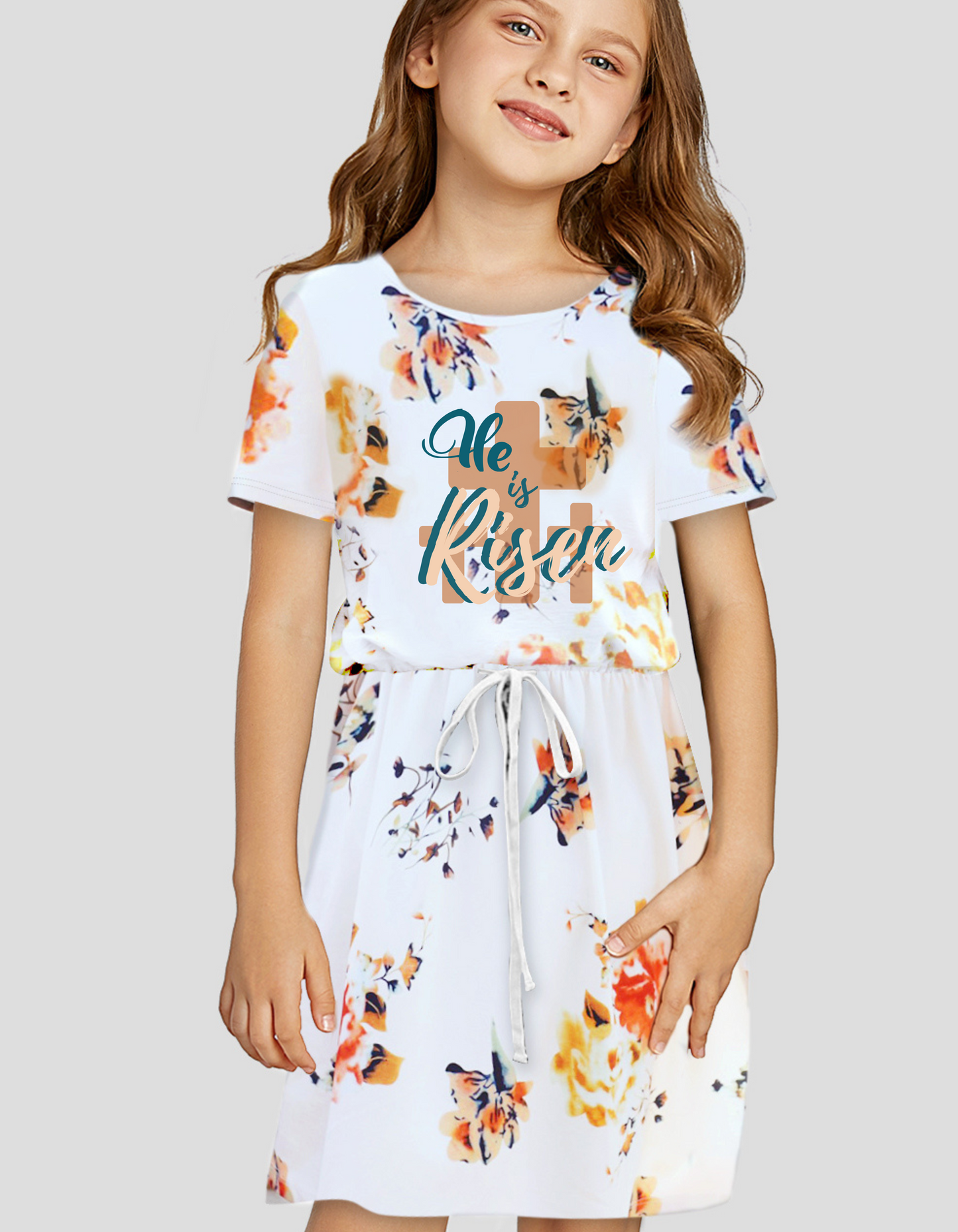 He is Risen White Floral