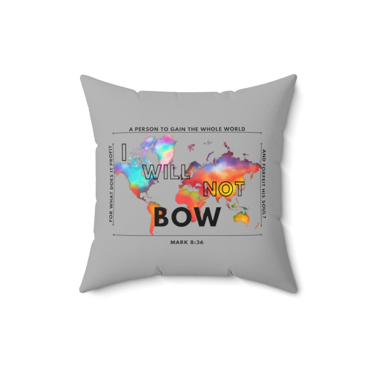 I Will Not Bow -Throw Pillow