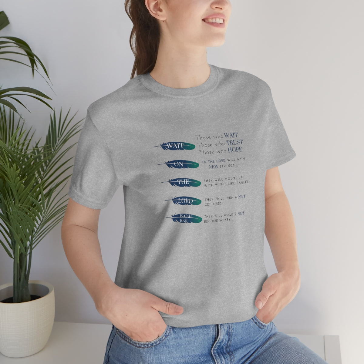 Isaiah 40:31 Tee - Wait, Hope, Trust