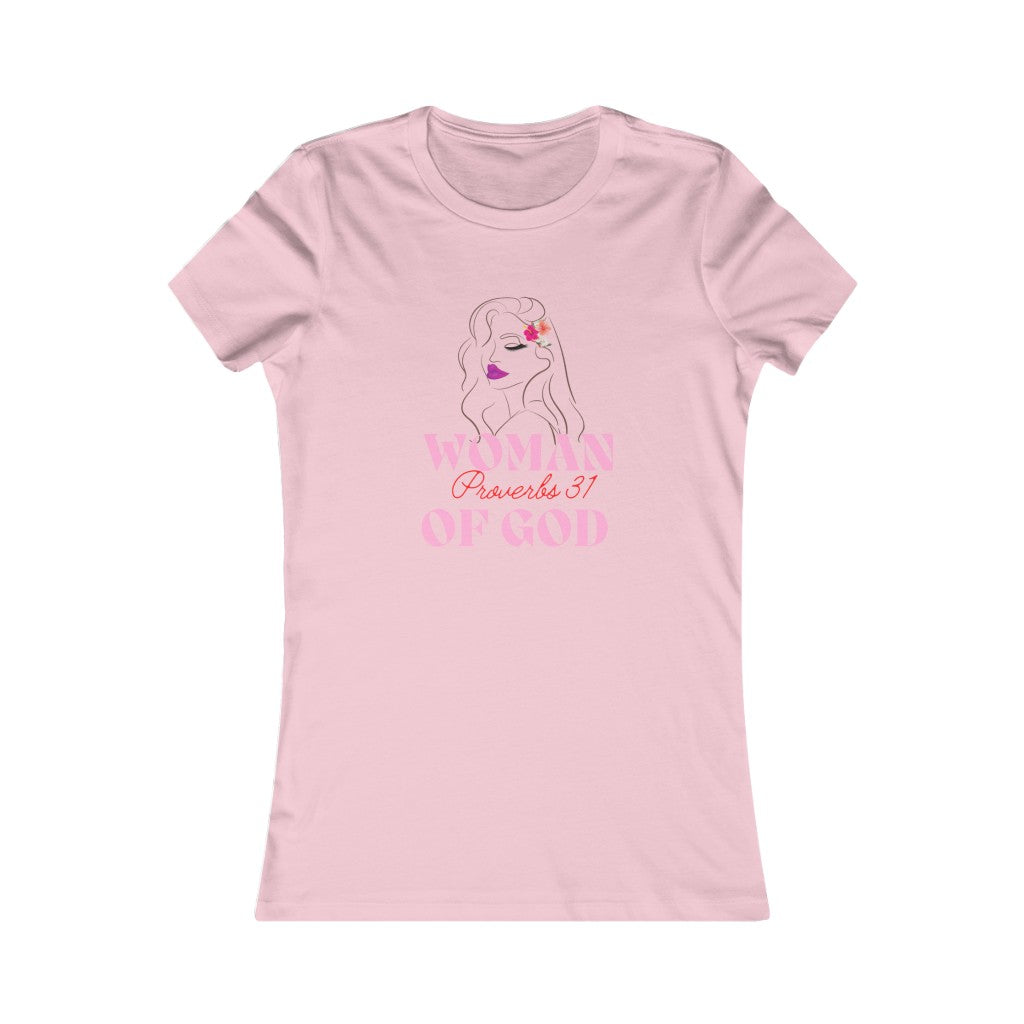 Black-Women of God Fitted Tee