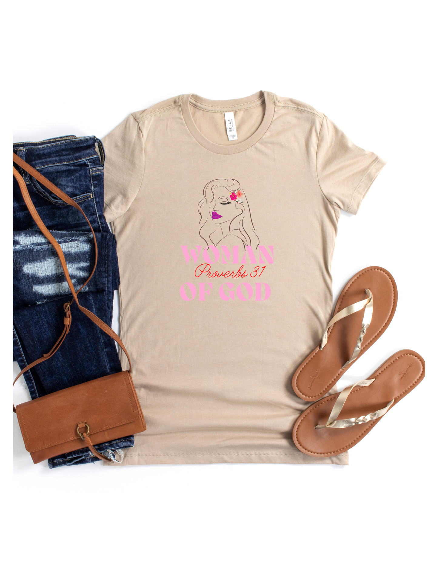 Black-Women of God Fitted Tee