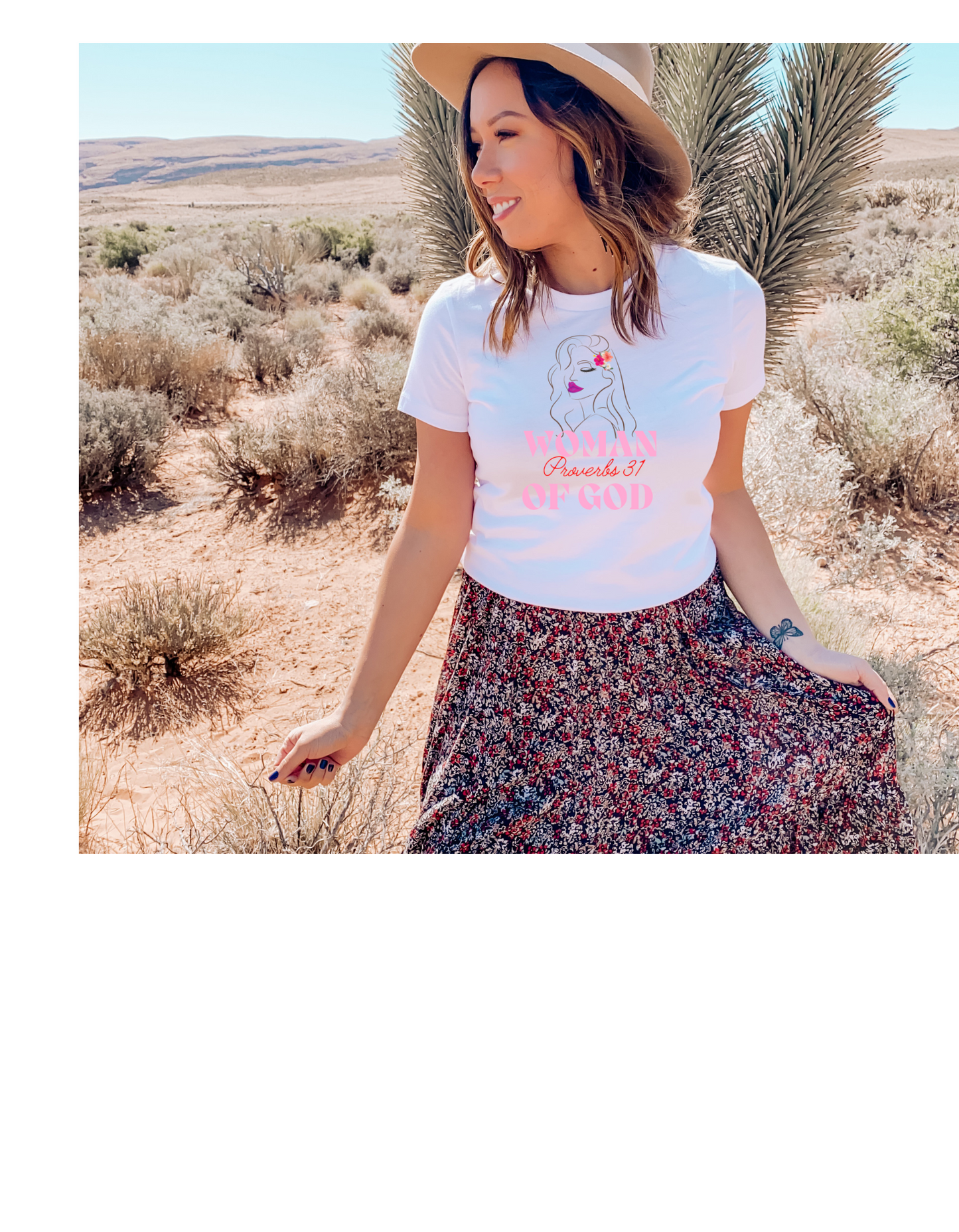 Black-Women of God Fitted Tee