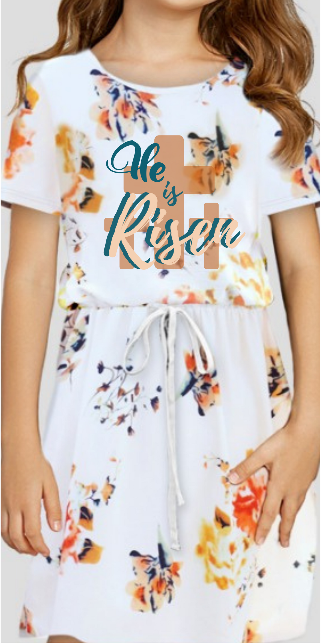 He is Risen White Floral