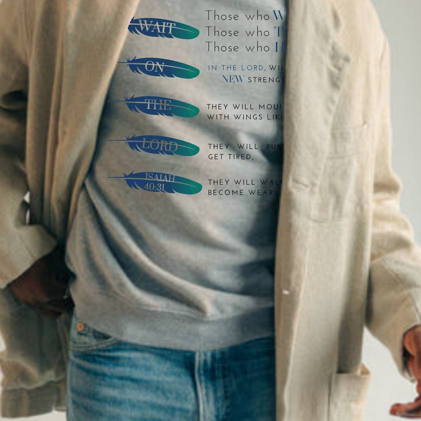 Isaiah 40:31 Sweatshirt