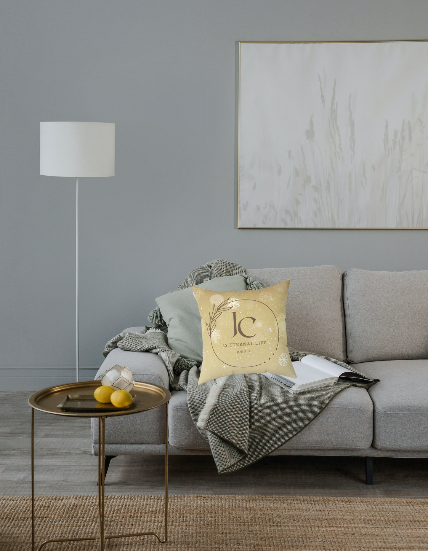 Jesus Throw Pillow