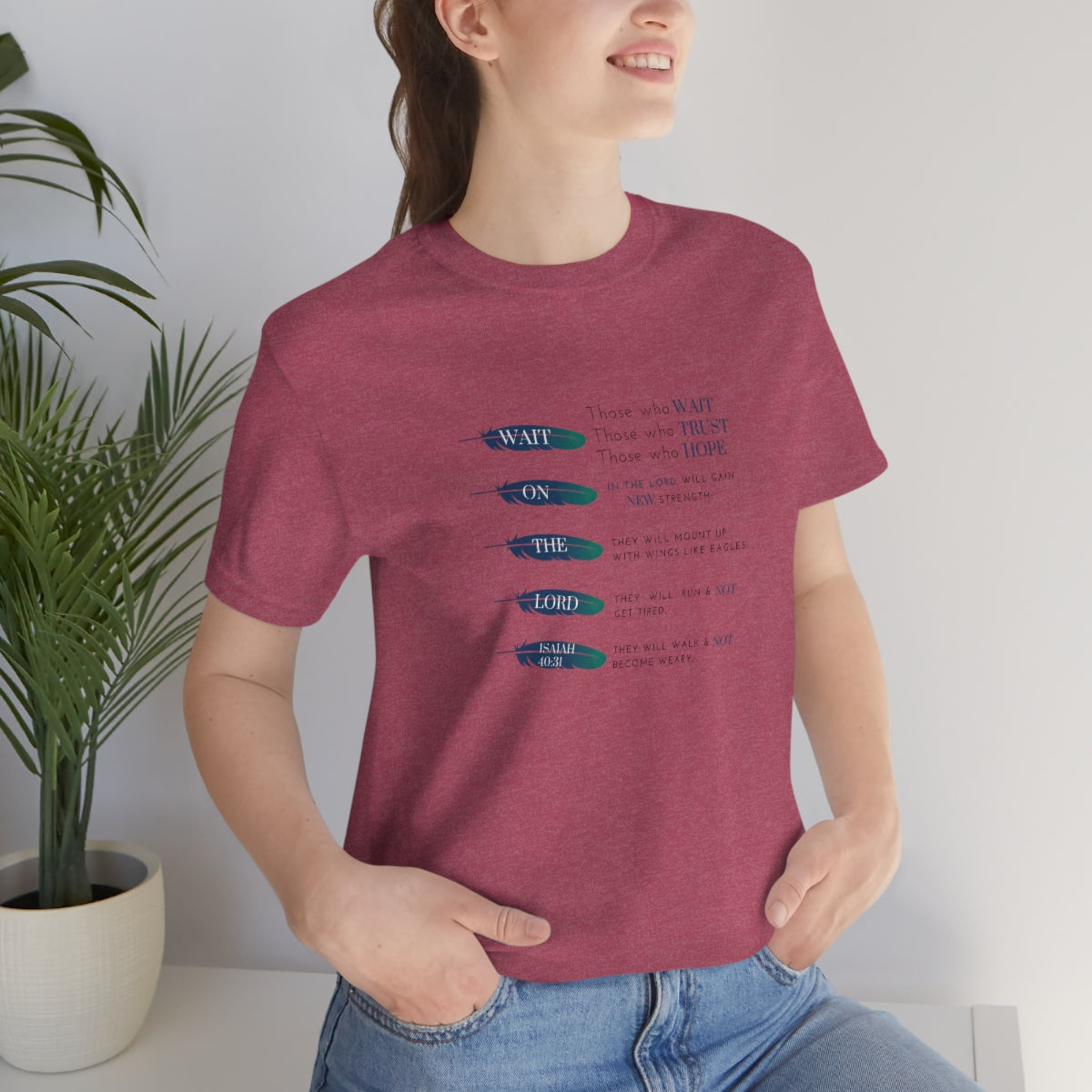 Isaiah 40:31 Tee - Wait, Hope, Trust