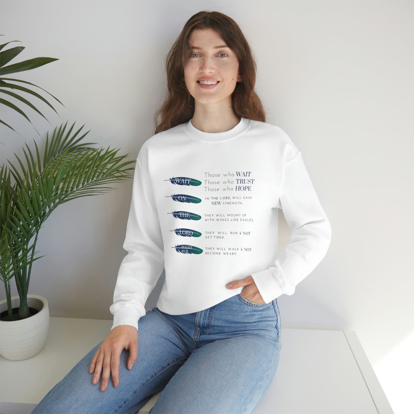 Women's Isaiah 40:31 Sweatshirt