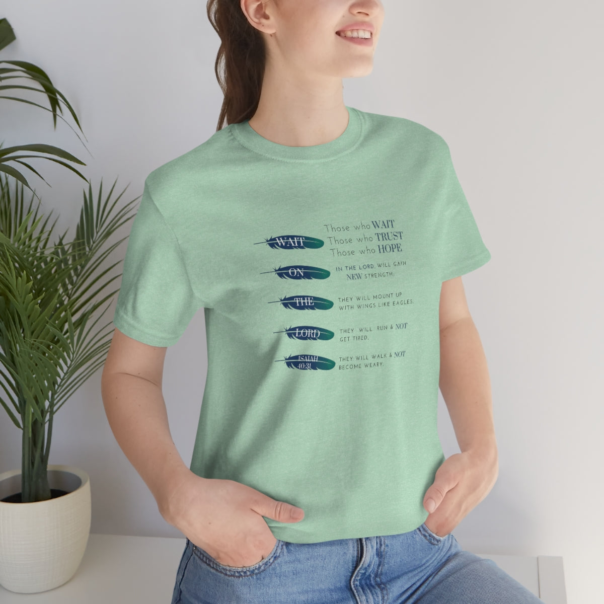 Isaiah 40:31 Tee - Wait, Hope, Trust