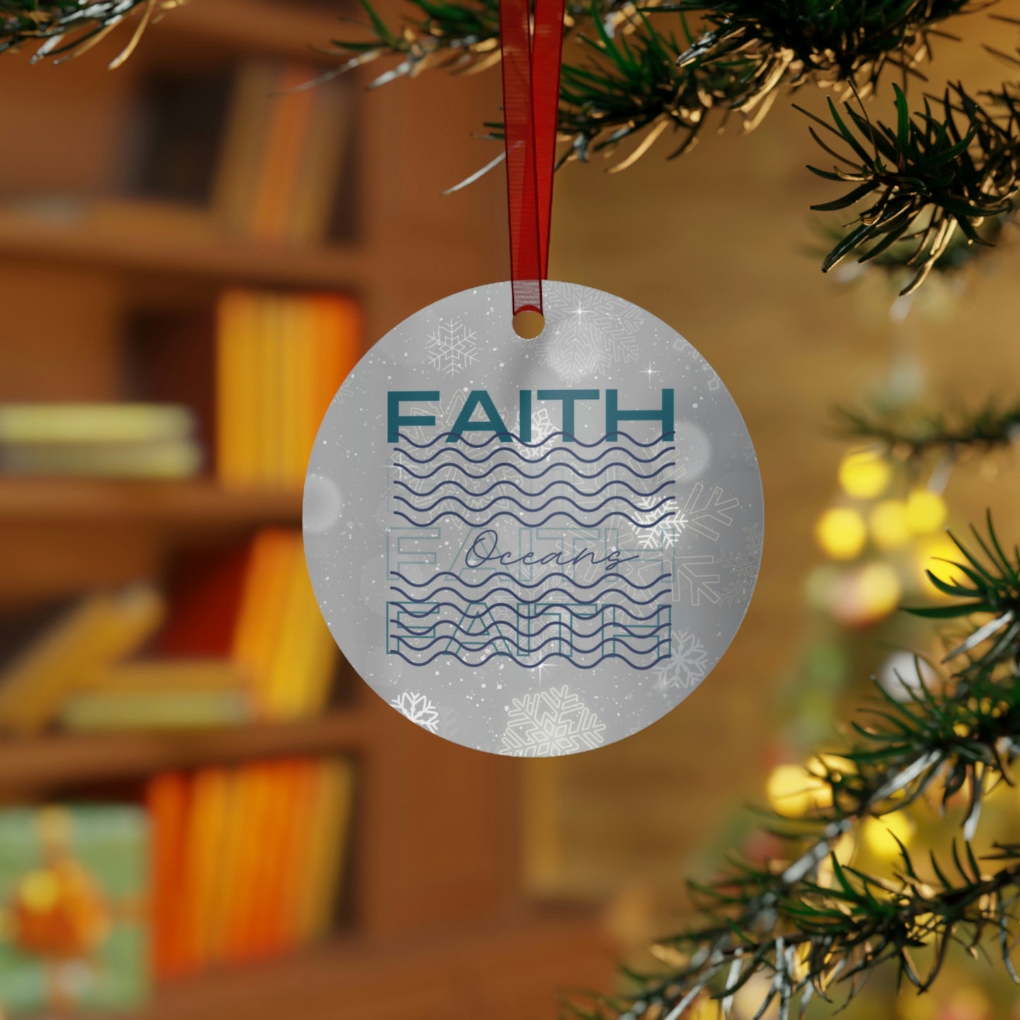 Faith Metal Ornament