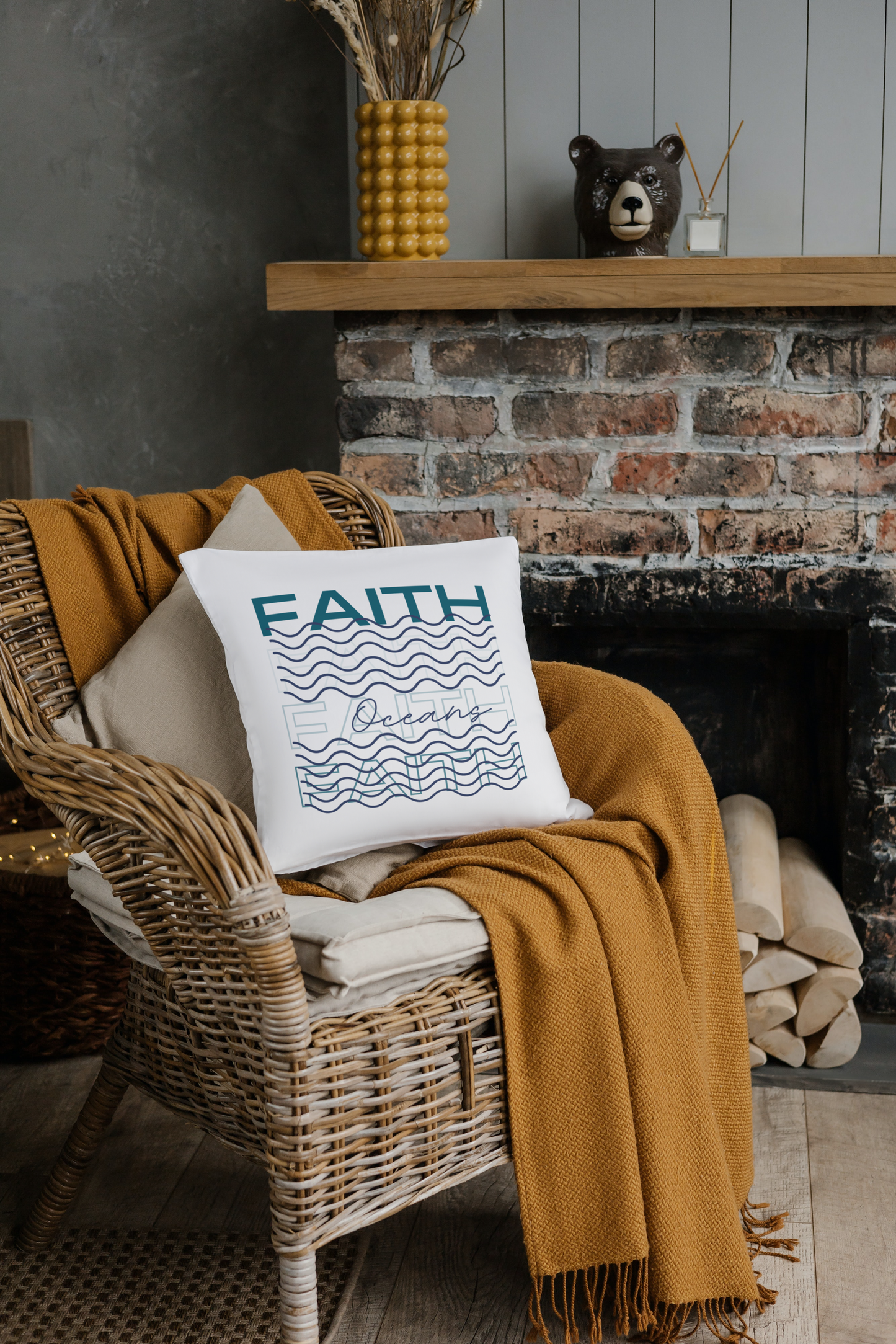 Faith Throw Pillow