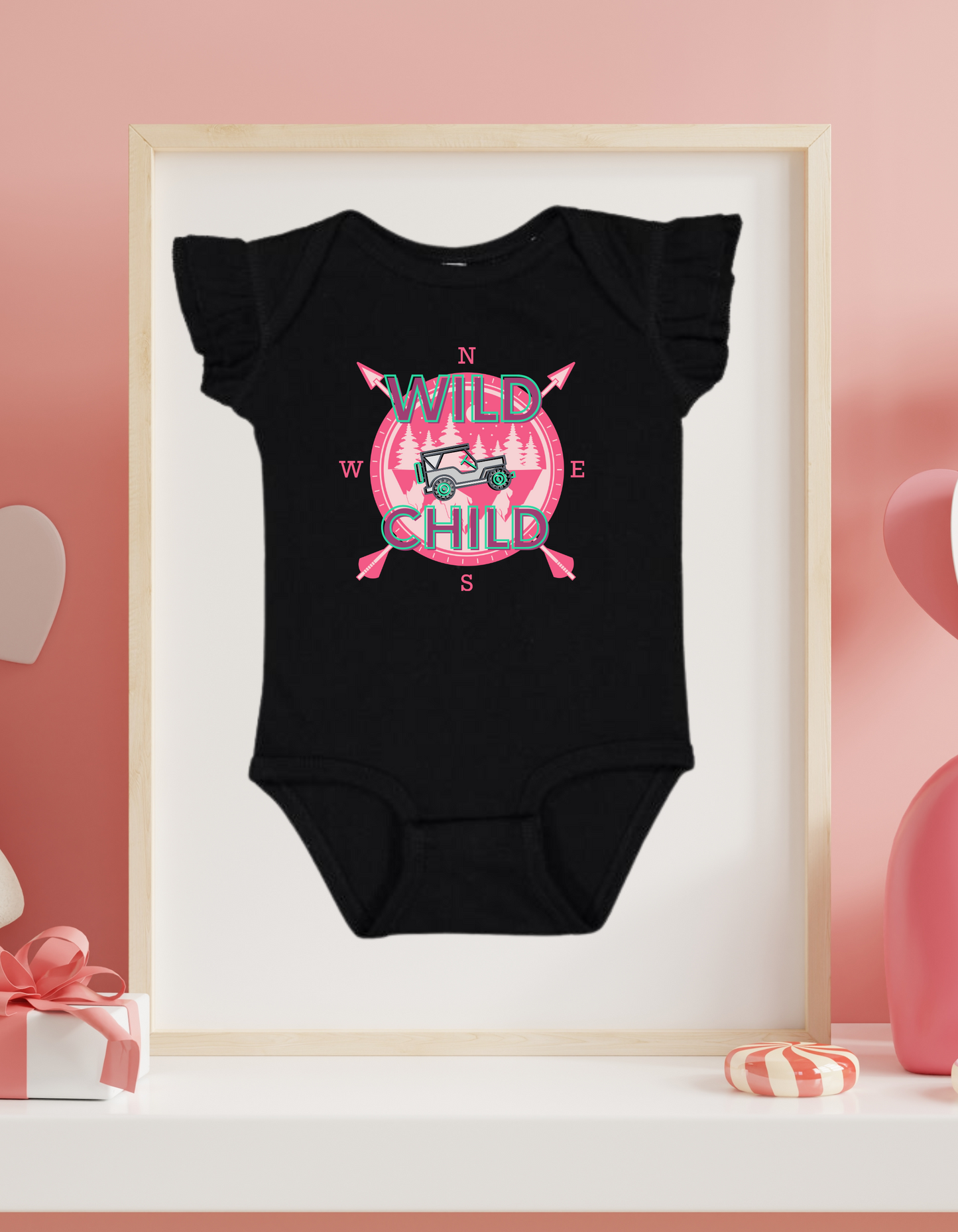 Girls Infant Frill Wild Child