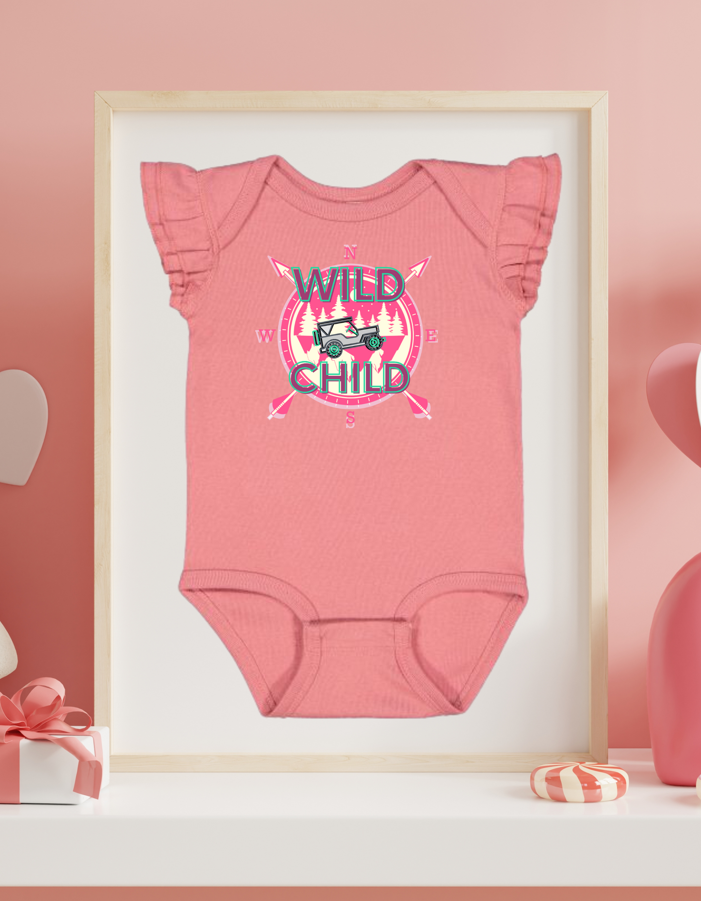 Girls Infant Frill Wild Child