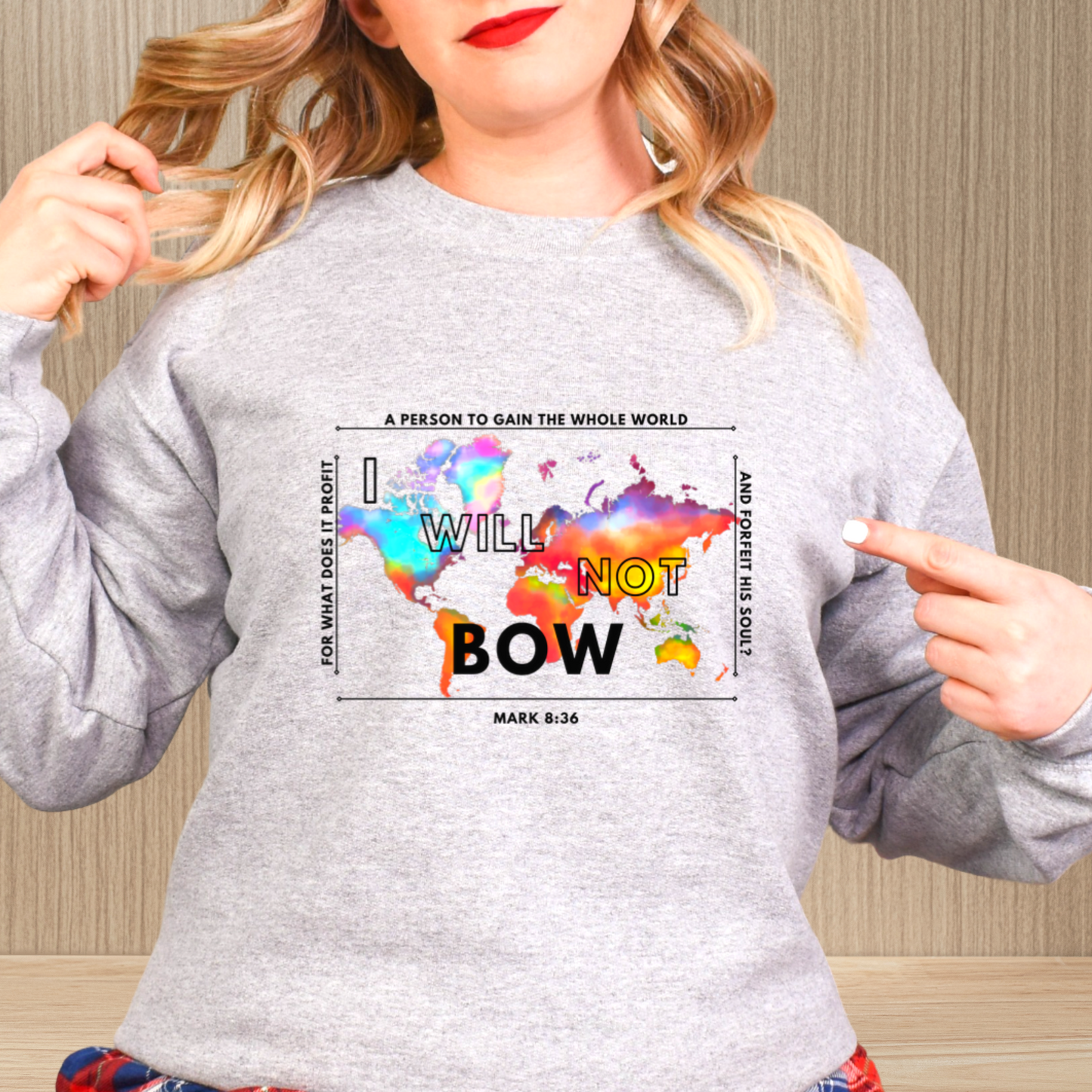 I Will Not Bow Sweatshirt