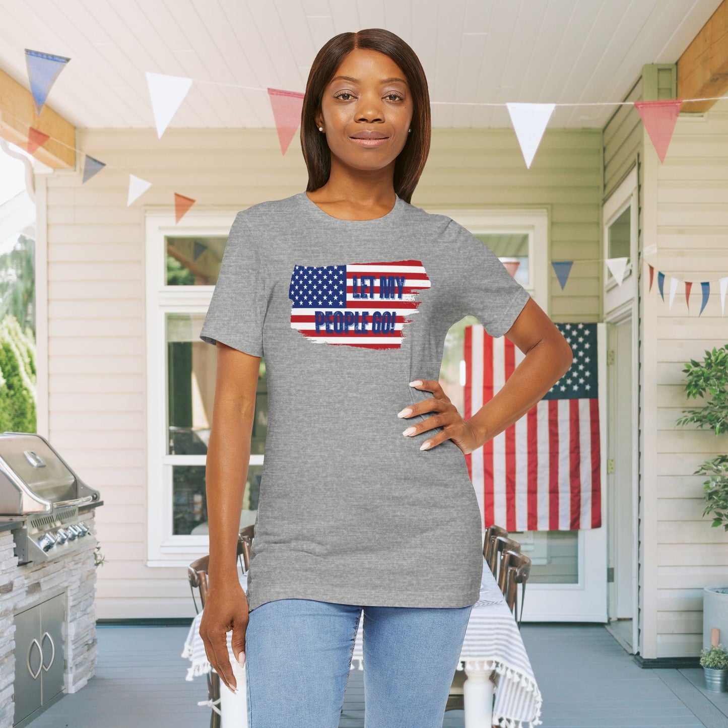 Patriotic Tee - Independence Day Celebration