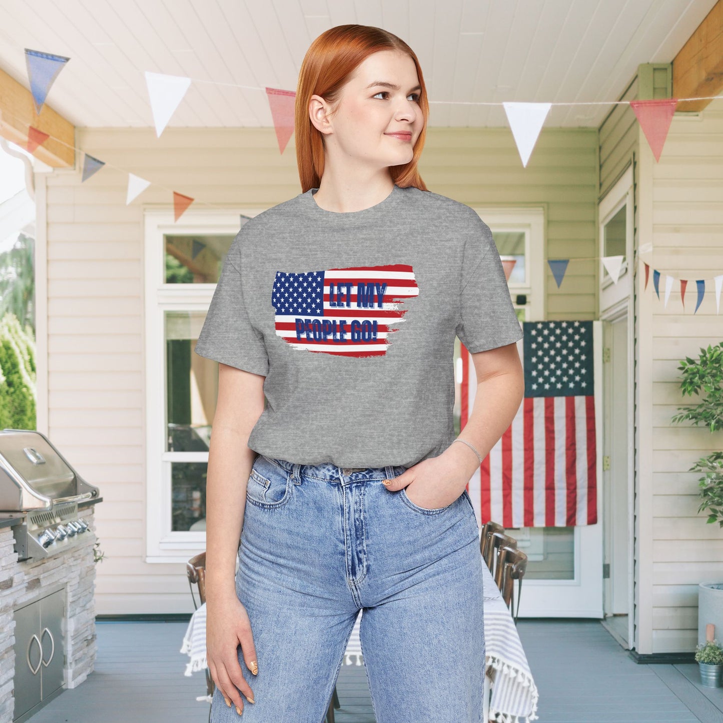 Patriotic Tee - Independence Day Celebration