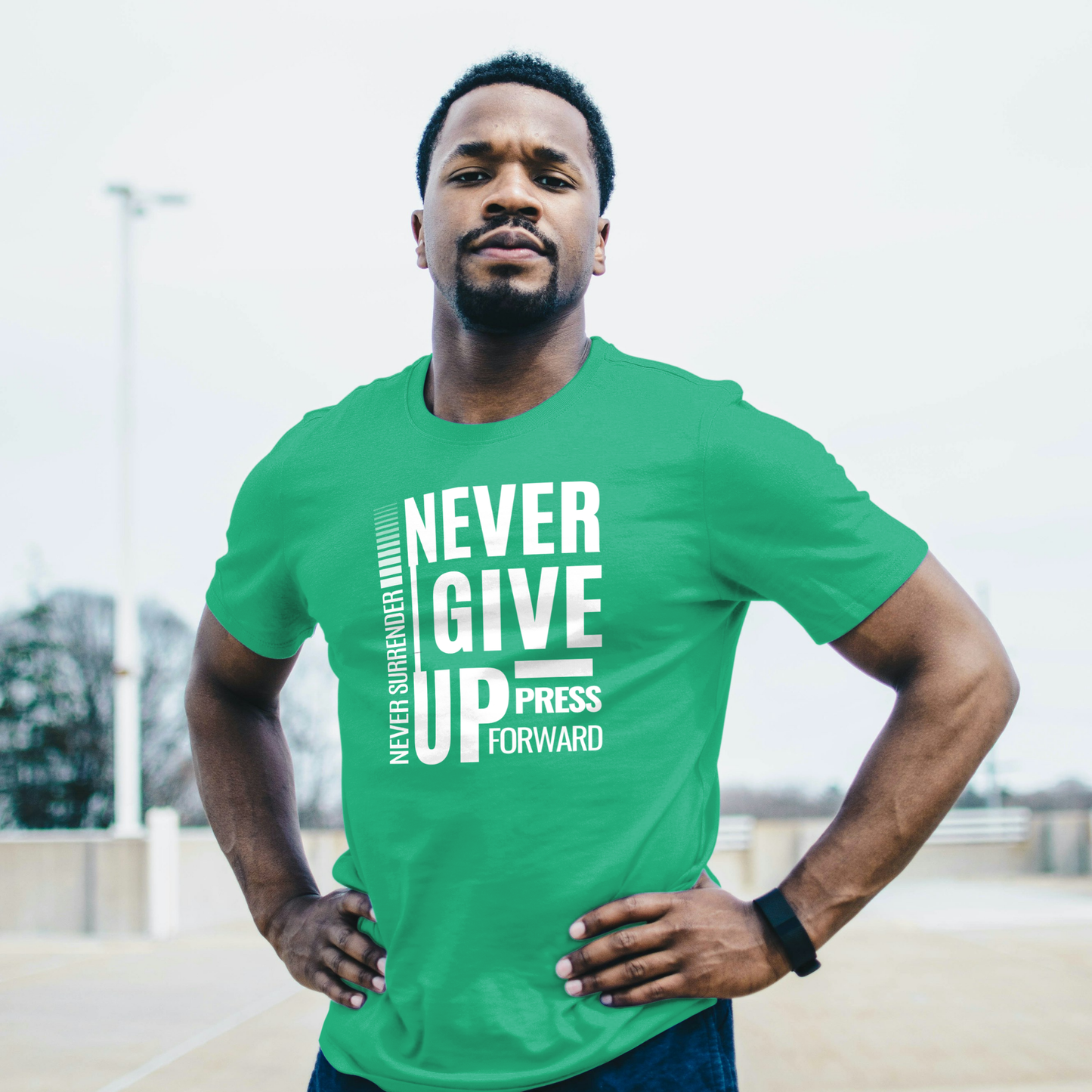 Never give up