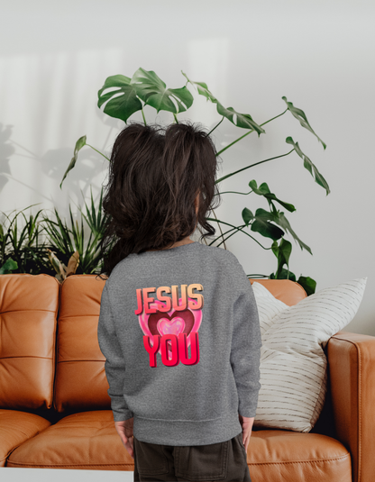 Jesus Loves Me Toddler Sweatshirt