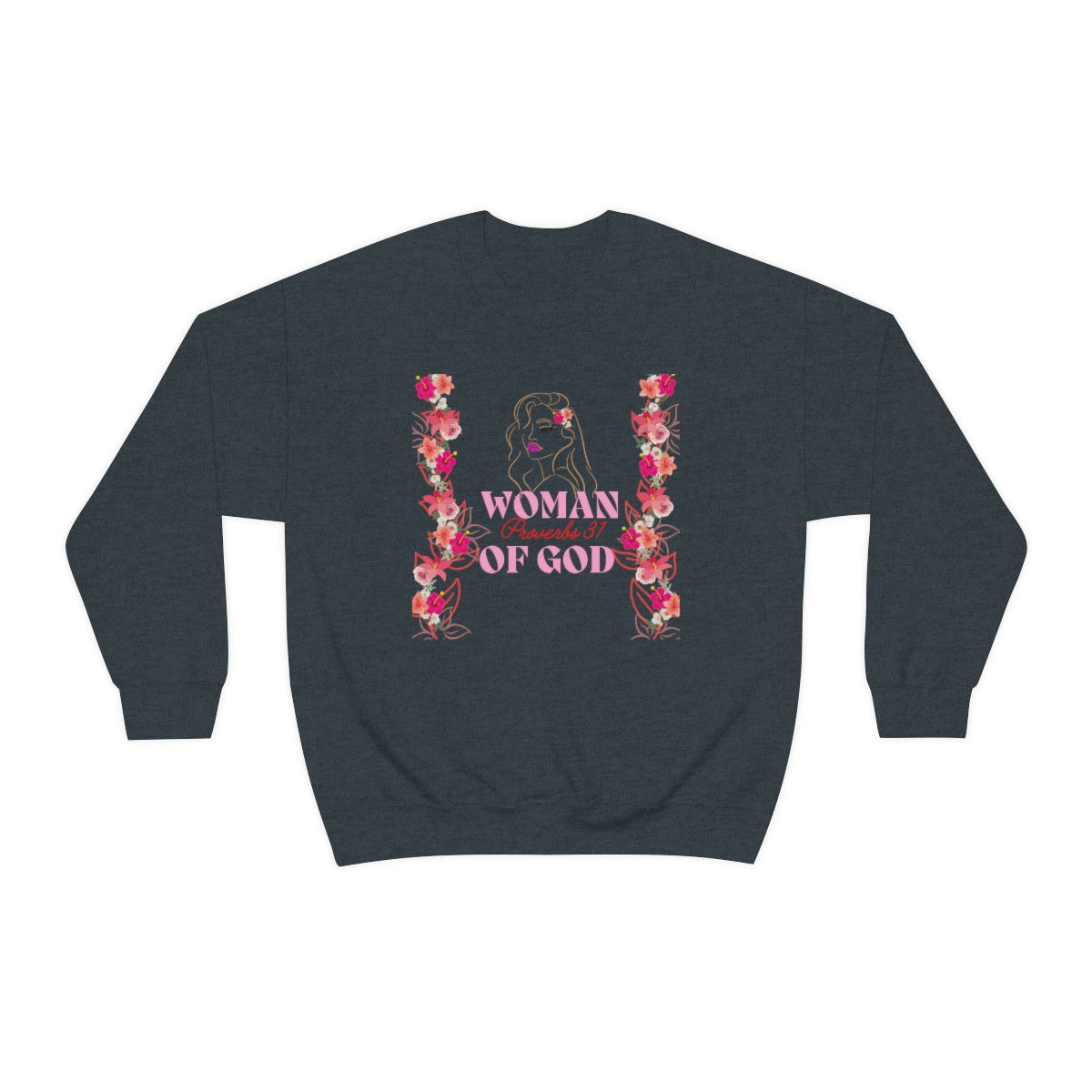 Light Brown- Woman of God Crewneck Sweatshirt