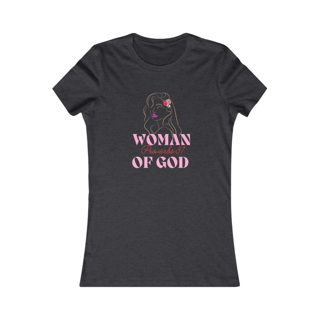 Light Brown-Women of God Fitted Tee