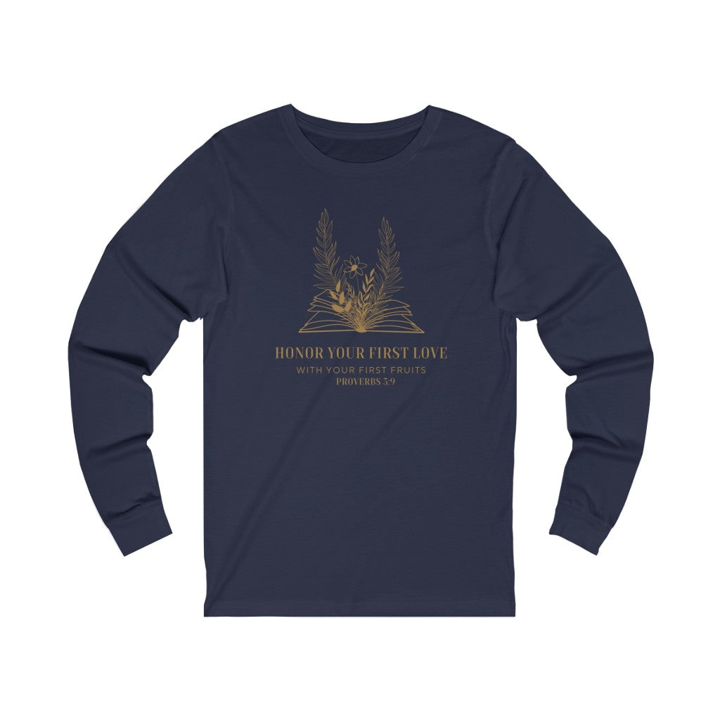 Men's Honor Your First Love Long Sleeve