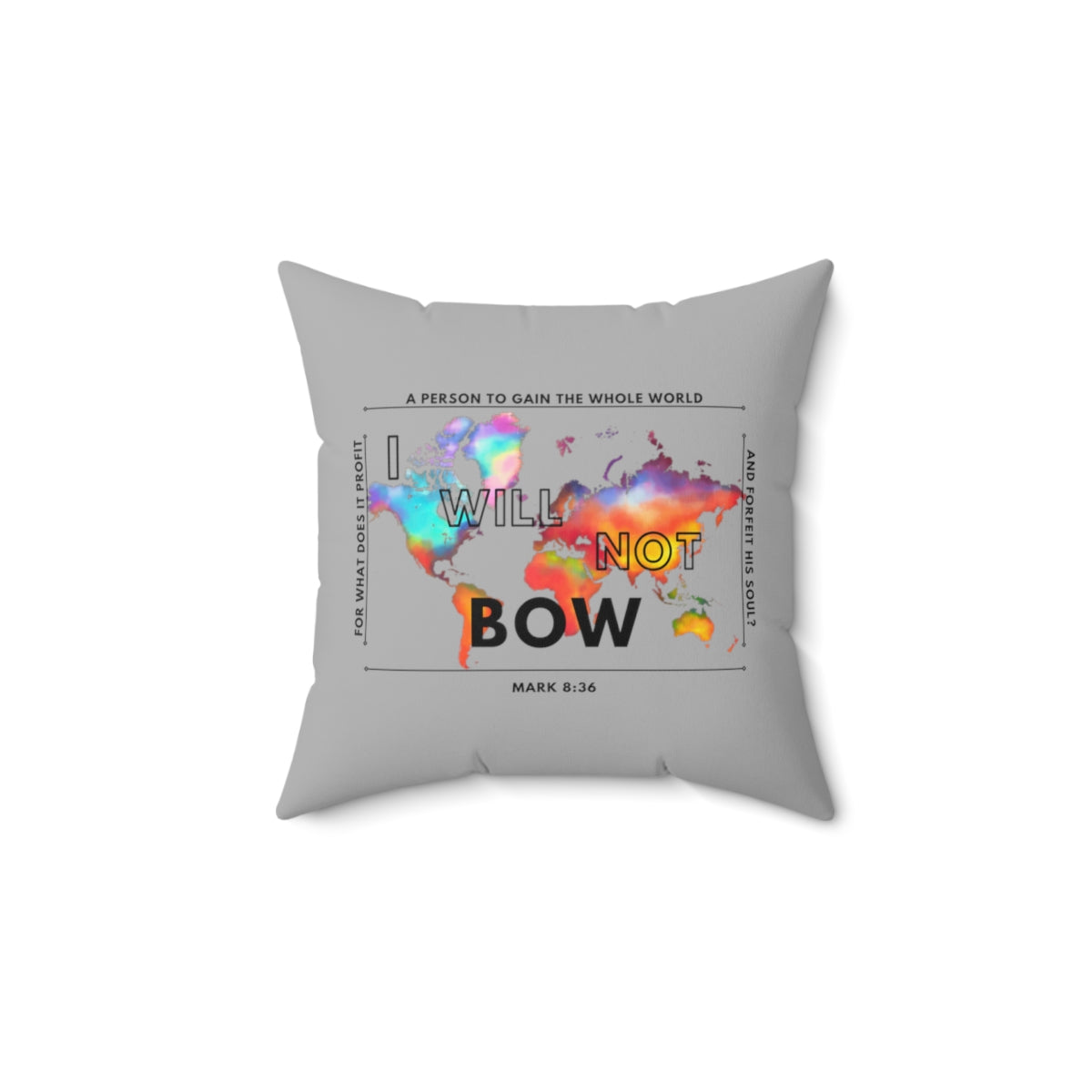 I Will Not Bow -Throw Pillow