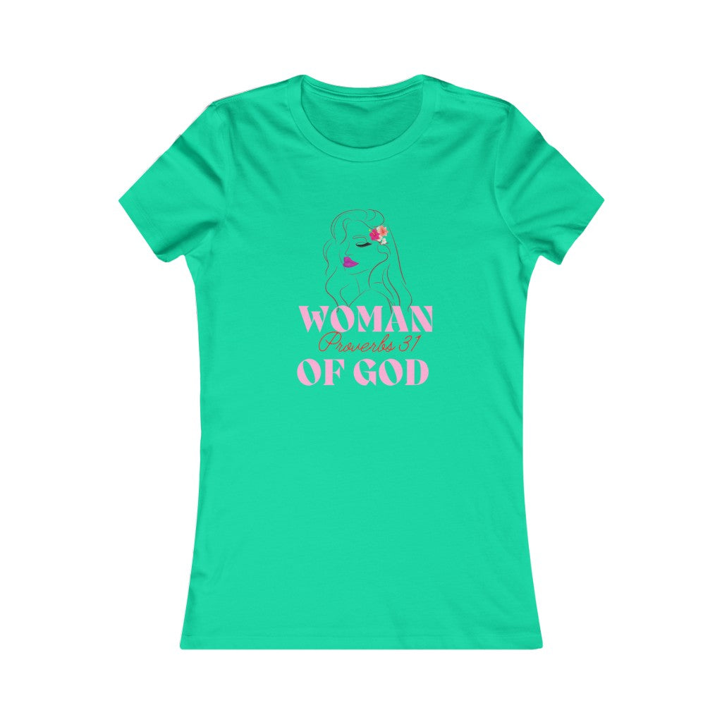 Black-Women of God Fitted Tee