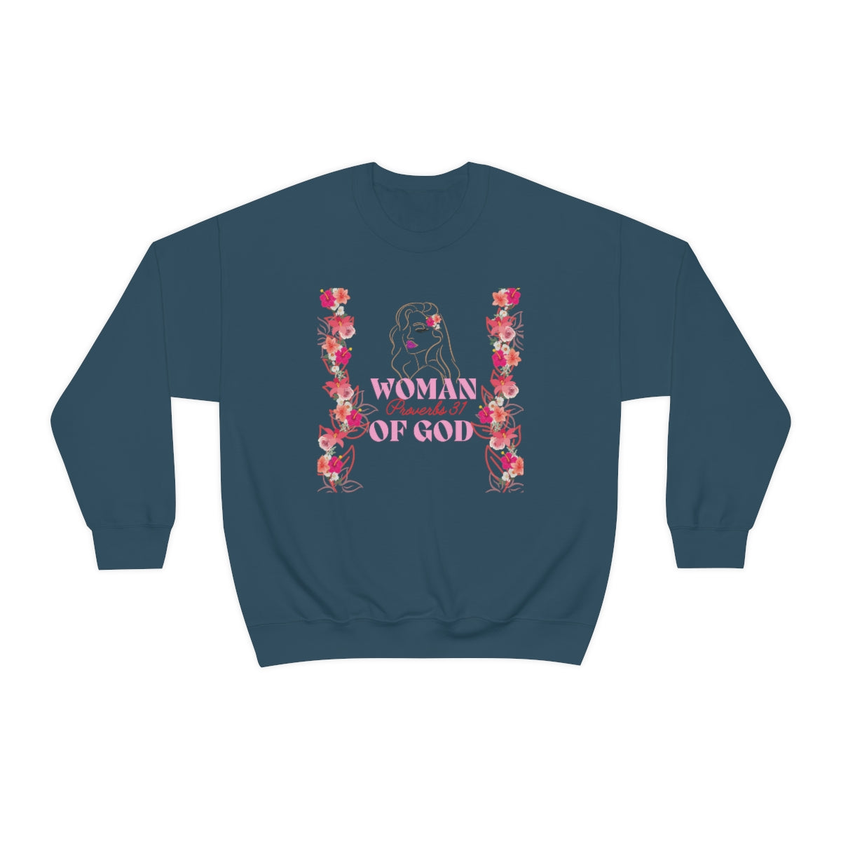 Light Brown- Woman of God Crewneck Sweatshirt